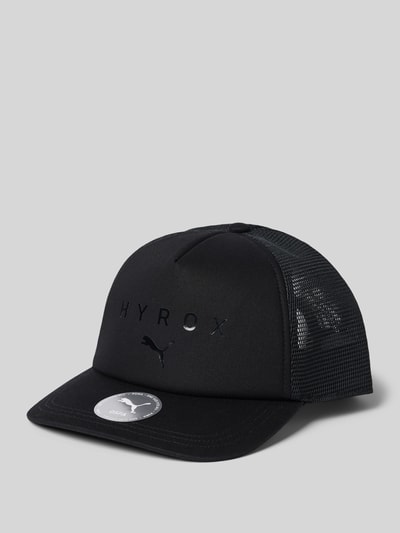 Produktfoto, Basecap mit Label-Print - PUMA x HYROX von PUMA, Optik: Unifarben, Label-Print, semitransparenter Einsatz am Hinterkopf, verstärkter Schirm, verstellbarer Riegel, Material: reine Baumwolle