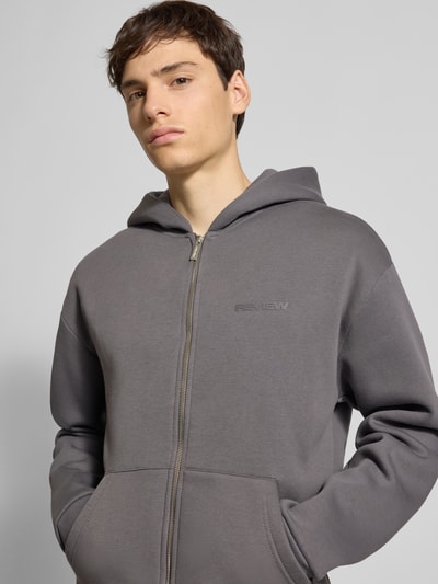 REVIEW Sweatjack met capuchon Donkergrijs - 3