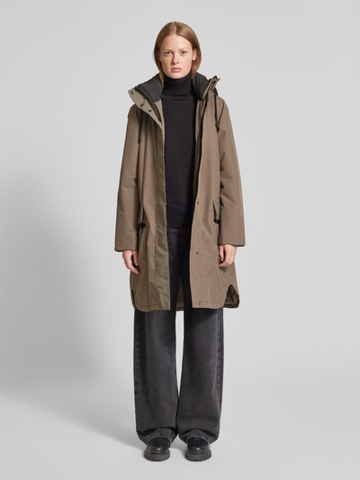 Didriksons Parka mit Pattentaschen Camel 1