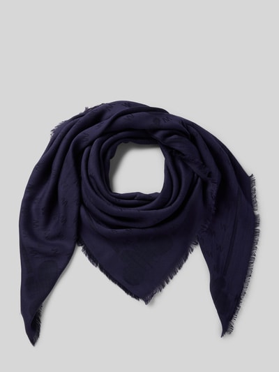 Weekend Max Mara Schal aus Viskose-Schurwoll-Mix Modell 'DIRE' Marine 1