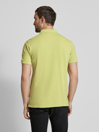 camel active Regular Fit Poloshirt mit Logo-Stitching Oliv 5