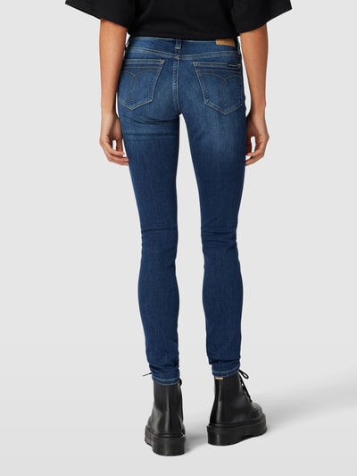 Calvin Klein Jeans Jeansy o kroju skinny fit z 5 kieszeniami Jeansowy niebieski melanż 5