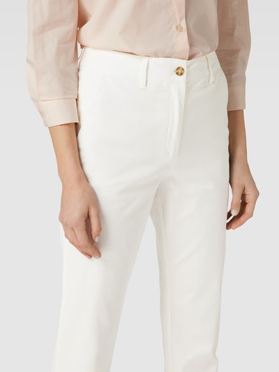 Gant Broek met labeldetails Offwhite - 3