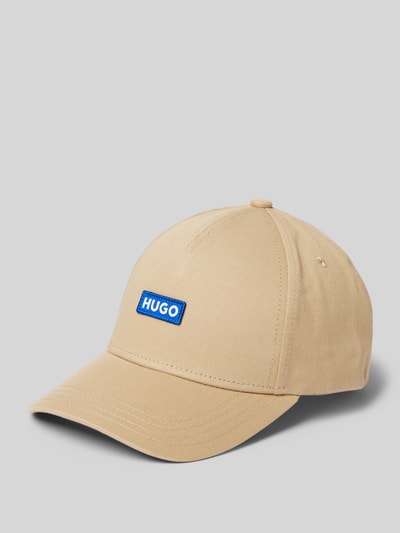 Hugo Blue Basecap mit Label-Patch Modell 'Jinko' Beige 1