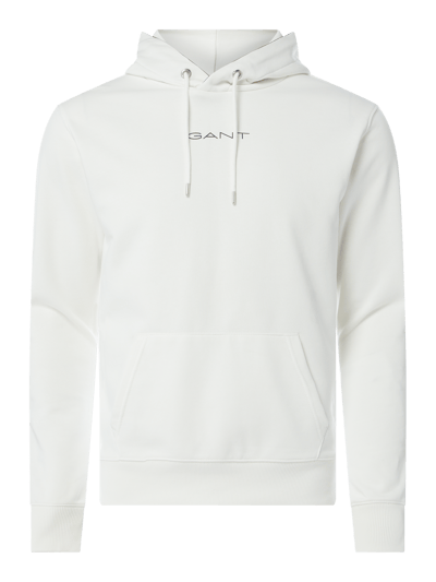 Gant Hoodie mit Logo-Streifen  Weiss 1