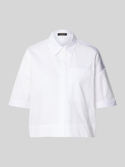 More & More Boxy fit overhemdblouse met borstzak Offwhite - 2