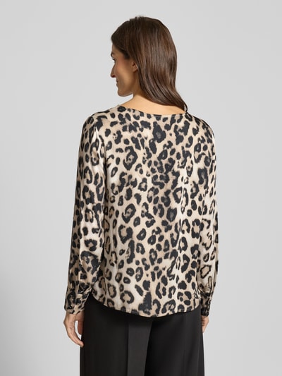monari Blouseshirt in luipaardlook met druppelvormige hals  - 5