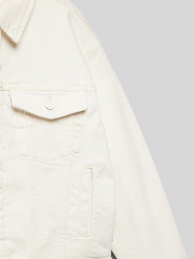 Tom Tailor Jeansjack met borstzakken Offwhite - 2