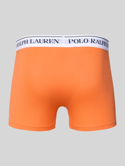 Produktfoto, Skinny Fit Boxershorts aus katoenmix in effen kleuren mit labelopschrift op elastische boord, set van 3, materiaalverwerking: stretch van Polo Ralph Lauren Underwear
