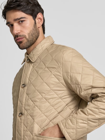 Barbour Steppjacke mit Eingrifftaschen Modell 'Tyne Liddesdale Sand 3