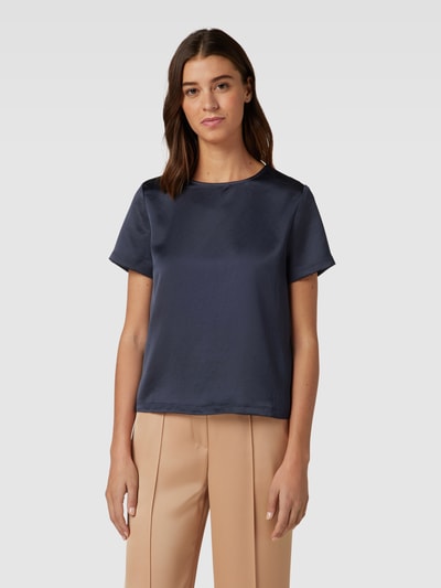 Weekend Max Mara Bluse mit U-Boot-Ausschnitt Modell 'GILBERT' Marine 4