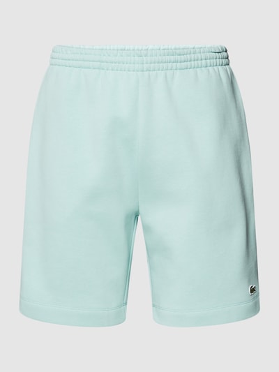 Lacoste Sweatshorts mit Label-Patch Modell 'Basic' Mint 2