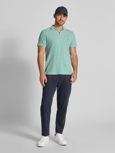 Tommy Hilfiger Koszulka polo o kroju Regular Fit z czystej bawełny Jasnozielony melanż 1