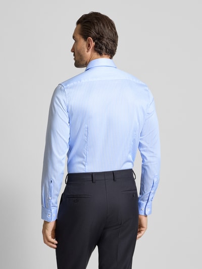 SEIDENSTICKER Koszula biznesowa o kroju slim fit z kołnierzykiem typu kent Błękitny 5