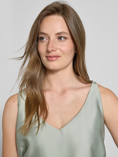 Swing Regular Fit Blusentop mit V-Ausschnitt Lind 3