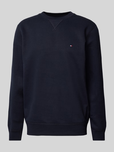 Tommy Hilfiger Sweatshirt met logostitching Marineblauw - 2