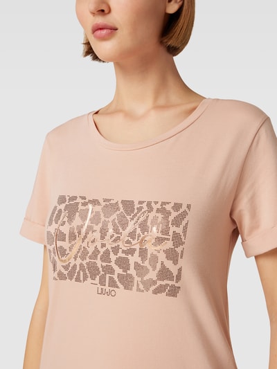 LIU JO SPORT T-shirt met motiefprint Rosé - 3