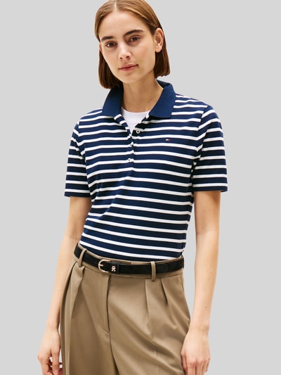 Tommy Hilfiger Regular Fit Poloshirts aus Baumwoll-Mix Marine 4
