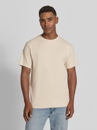 Selected Regular Fit T-Shirt aus Baumwoll-Mix Modell 'SPENCER' ' Ecru 4