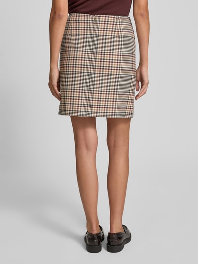 comma Minirok met knopen en ritssluiting Beige - 5