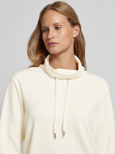 Soyaconcept Sweatshirt met opstaande kraag, model 'Banu' Offwhite - 3