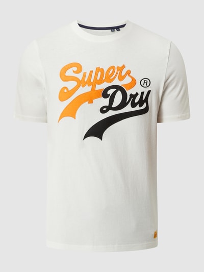 Superdry T-Shirt mit Logo Weiss 2