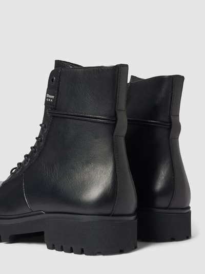 Blauer USA Ankle-Boots mit Label-Detail Modell 'FLYNN' Black 2