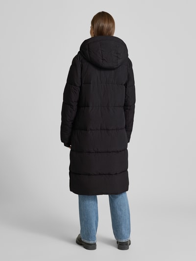 Cinque Płaszcz pikowany z kapturem model ‘COLOMBA’ Czarny 5