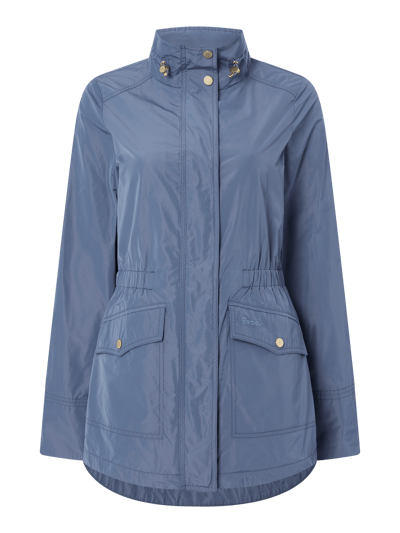 Barbour Parka mit Stehkragen Modell 'Highlands Showerproof' Jeansblau 1