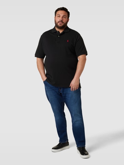 Polo Ralph Lauren Big & Tall PLUS SIZE Poloshirt mit Label-Stitching Black 1