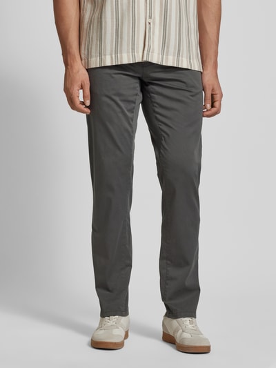 Brax Regular Fit Chino mit Paspeltasche Modell 'EVEREST' Hellgrau 4