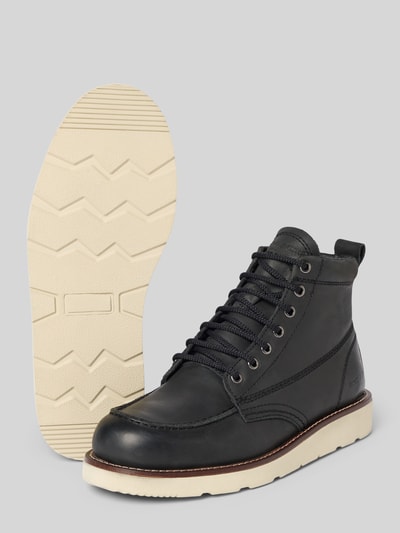 Jack & Jones Boots aus Rindsleder Modell 'TORONTO' Black 4