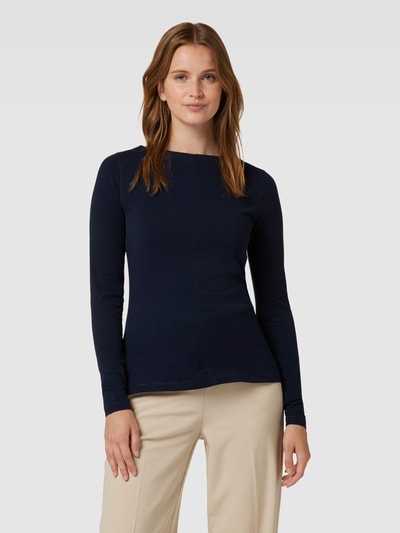 Esprit Longsleeve in unifarbenem Design Marine 4