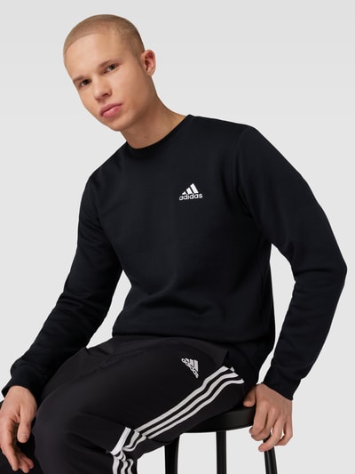 ADIDAS SPORTSWEAR Sweatshirt met labelstitching Zwart - 3