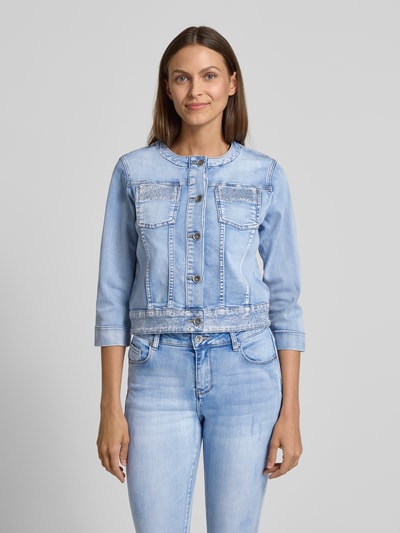 Betty Barclay Kurtka jeansowa z obszyciem kamieniami stras Jeansowy niebieski 4