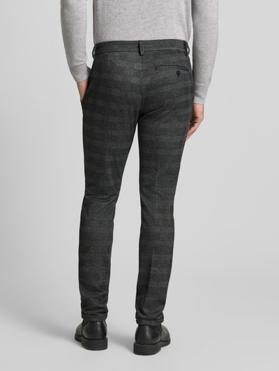 Tom Tailor Denim Slim fit chino met viscosegehalte Donkergrijs - 5