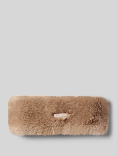 Produktfoto, Stirnband in Kunstfell-Optik Modell 'Angeliqa' von Barts in hellem Braun, flauschige Textur, Damen Stirnband von Barts