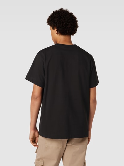 G-Star RAW T-Shirt mit Label-Detail Modell 'Essential loose' Black 5