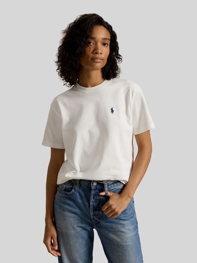 Polo Ralph Lauren T-shirt o kroju relaxed fit z czystej bawełny Biały 4