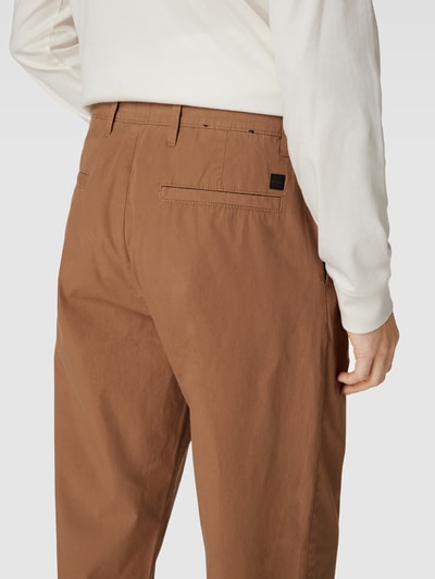 BOSS Orange Hose mit Label-Details Modell 'STATUM' Khaki 3