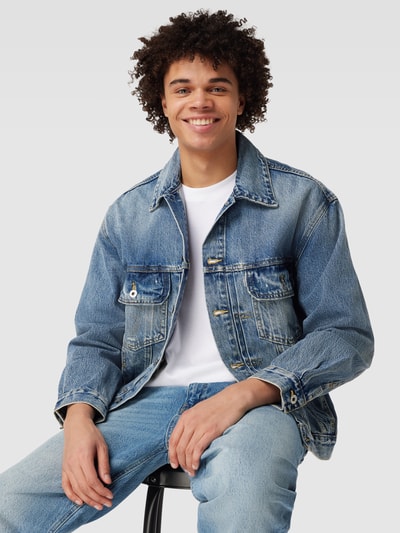 Levi's® Jeansjacke mit Knopfleiste Modell 'ALIN' Jeansblau 3