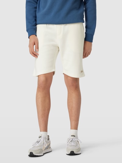 Blend Sweatshorts met elastische band Offwhite - 4