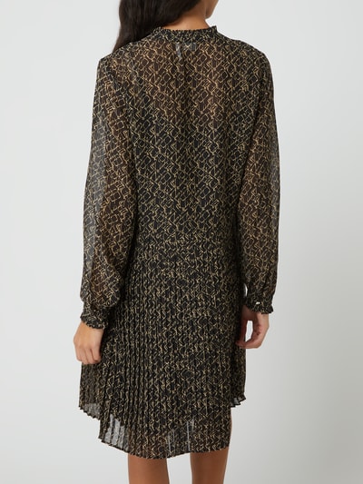 s.Oliver BLACK LABEL Jurk van chiffon  Zwart - 5