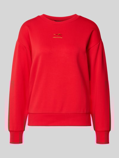 ARMANI EXCHANGE Sweatshirt van viscosemix met labelstitching Rood - 2