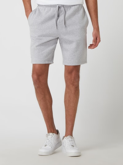 Lacoste Regular Fit Sweatshorts mit Logo Mittelgrau Melange 4