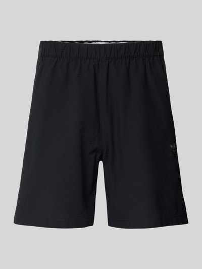 adidas Originals Szorty o kroju regular fit z wyhaftowanym logo Czarny 2