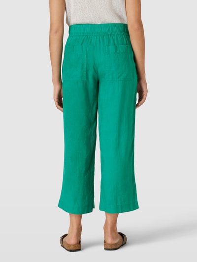 s.Oliver RED LABEL Culotte aus Leinen mit elastischem Bund Grün 5