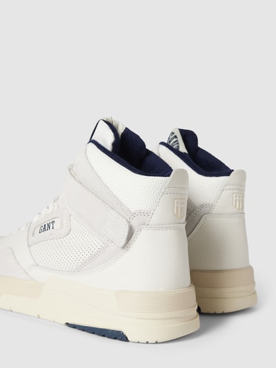 Gant Sneakersy wysokie z detalami z logo model ‘Brookpal’ Złamany biały 3