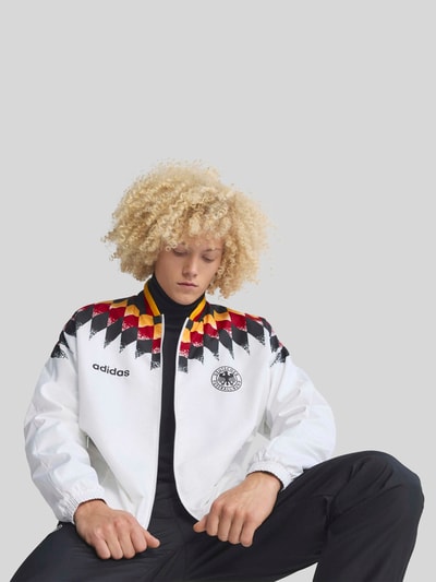 adidas Sportswear Regular Fit Trainingsjacke mit DFB-Logo-Detail Weiss 3