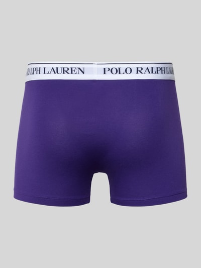 Produktfoto, Skinny Fit Boxershorts aus Baumwoll-Mix im 3er-Pack von Polo Ralph Lauren Underwear, Optik: Unifarben, Stretch, Label-Schriftzug am elastischen Bund